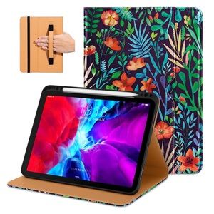 New iPad Pro 11 Case 2nd Gen 2020&2018, Premium PU Leather Folio Stand Cover